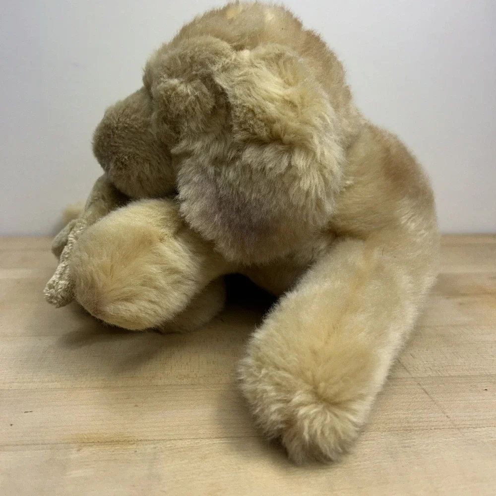 Demdaco Labrador Retriever Plush Momma Dog & Baby Puppy Realistic Stuffed Animal